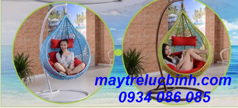 Plastic imitation rattan swing S152